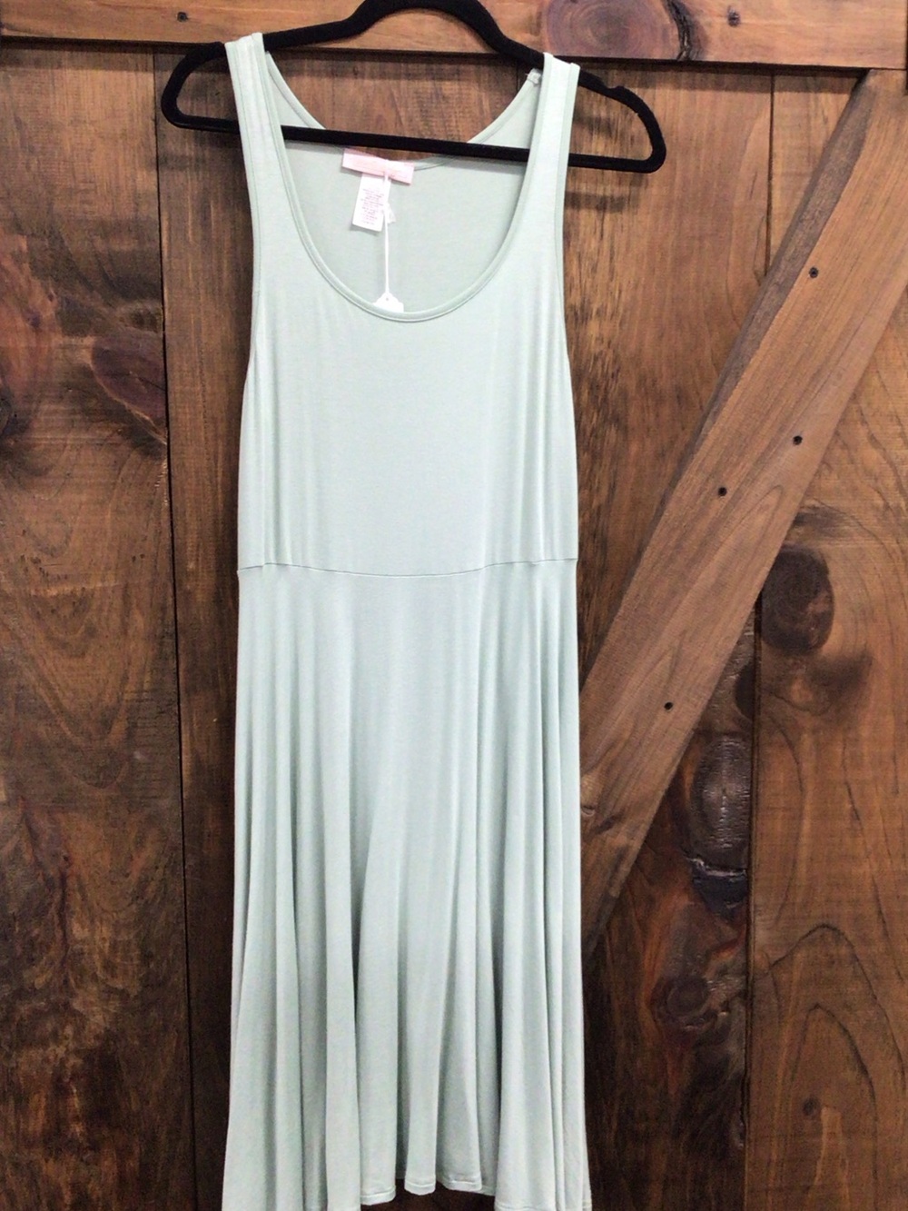 Sleeveless Mint Midi Dress - Unbranded